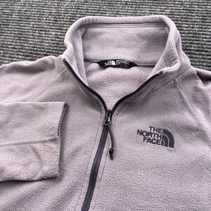 The North Face 1/4 Zip Collared Sweater Fleece Lined TKA 100 Women's XS Lavender